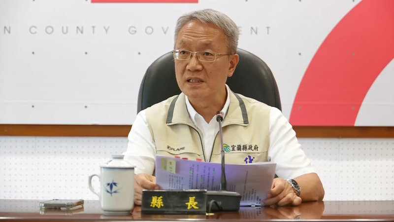 宜風電力公司籌備處研擬在宜蘭沿岸設置14部風力發電機,宜蘭縣代理縣長林茂盛(圖)27日表示,7月初傳出此計畫時,當下他就強力反對,未來也會持續努力,跟人民站在一起,勢必要守住宜蘭的好山好水。(宜蘭縣政府提供)中央社記者王朝鈺傳真 114年8月27日