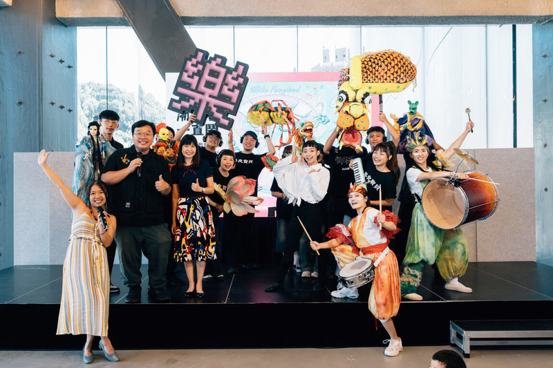 「2025潮台北:士林仙界大派對+Silent Disco」活動結合布袋戲、音樂、特技、無聲派對等元素,打造一場仙界夜遊的嘉年華會,30日起一連兩天將在台北表演藝術中心登場。(台北表演藝術中心提供)中央社記者邱祖胤傳真 114年8月28日