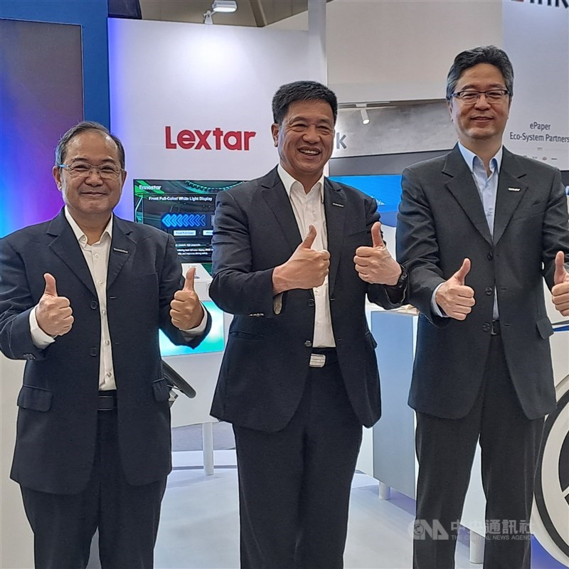 富采參與2024 Touch Taiwan智慧顯示展（中央社檔案照片）