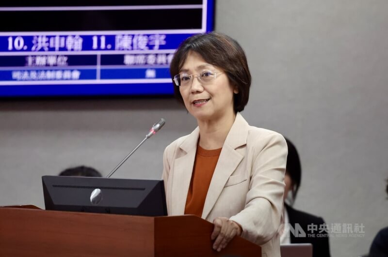 國民黨立委翁曉玲。(中央社檔案照片)
