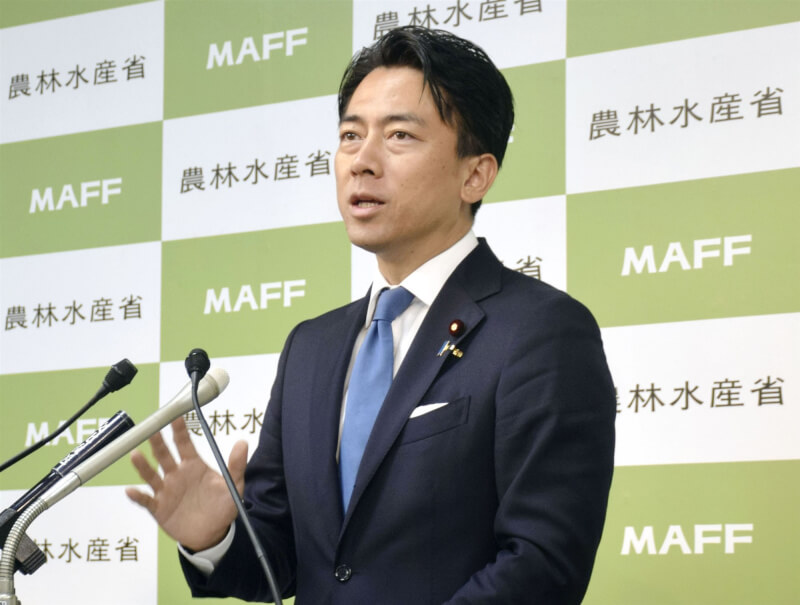 日本農林水產大臣小泉進次郎。(共同社)