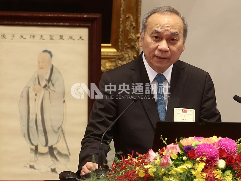 總統府邀請高雄長庚醫院院長陳肇隆(圖)專題報告「深耕台灣、立足國際、醫援海外」。中央社記者謝佳璋攝 103年9月26日
