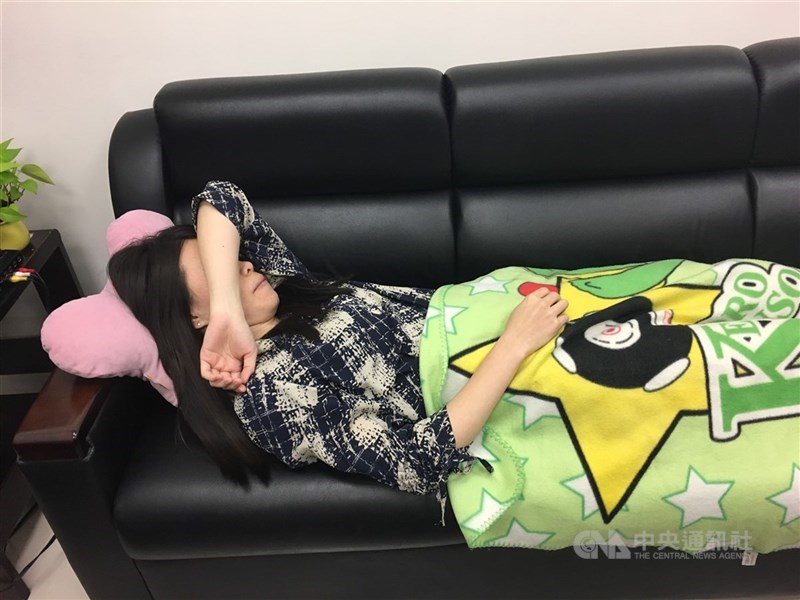 圖為日間補眠示意圖。（中央社檔案照片）