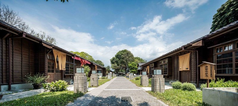 花蓮市美崙溪畔的將軍府原為日治時期高階軍官宿舍群，經縣府爭取經費修復，現轉型為公辦民營的藝文基地，更榮獲韓國K-Design Award金獎肯定。（花蓮縣文化局提供）中央社記者張祈傳真  114年9月3日