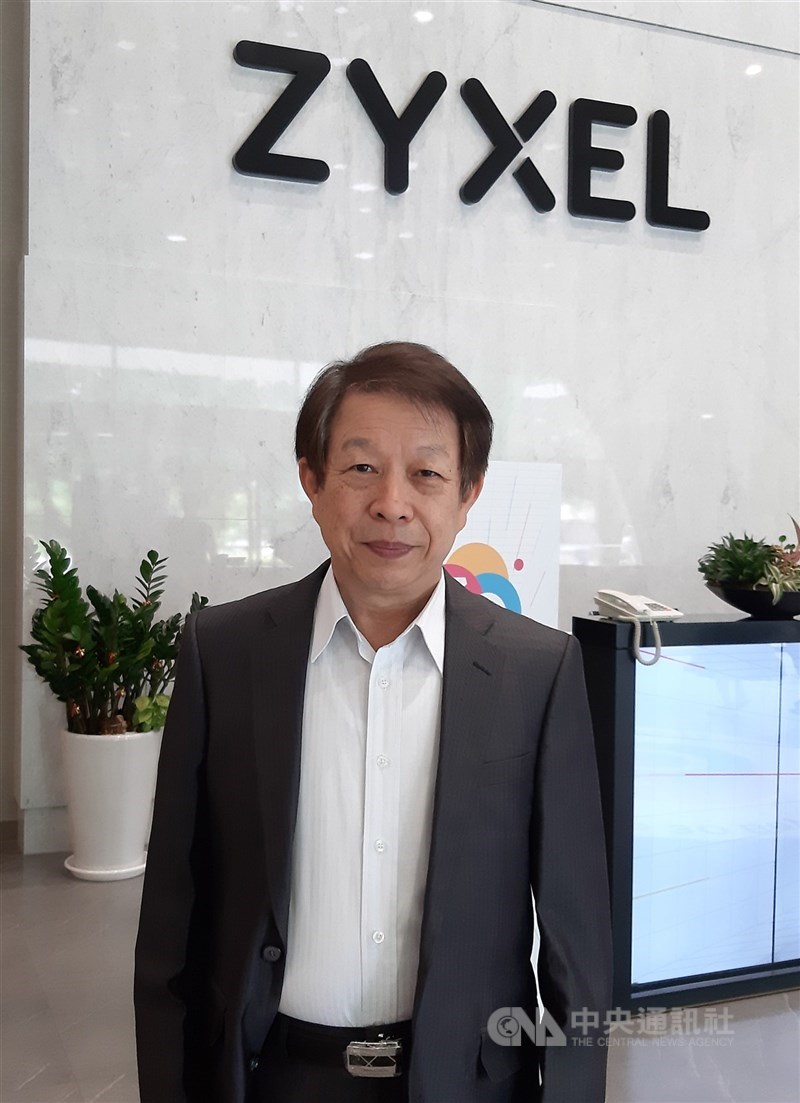 圖為合勤投資控股公司董事長朱順一。 (中央社檔案照片)