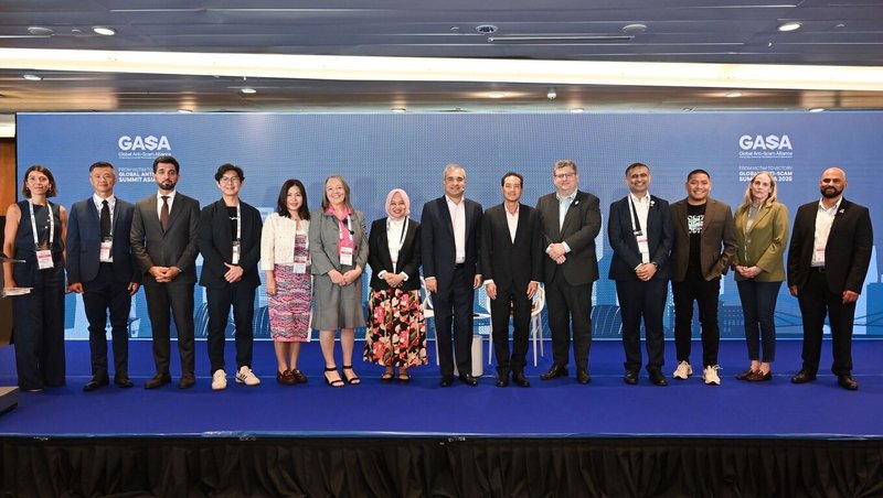 亞洲防詐高峰會(Global Anti-Scam Summit – Asia)在新加坡登場,國際科技公司齊聚探討防詐議題。(信任科技服務商Gogolook提供)中央社記者吳昇鴻新加坡傳真 114年9月4日