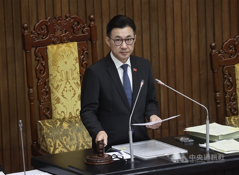 圖為立法院副院長江啟臣。(中央社檔案照片)
