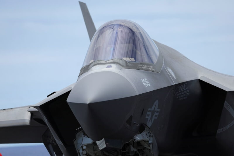 圖為美軍F-35戰機。(路透社)