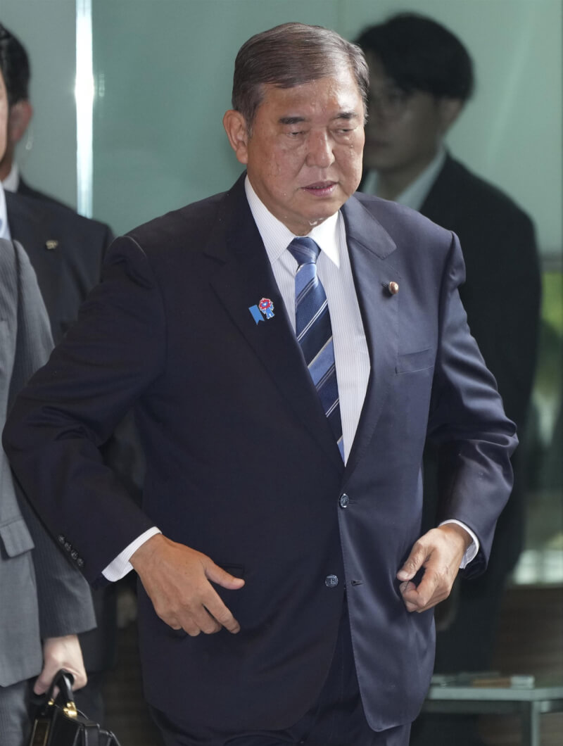 日本首相石破茂。(共同社)