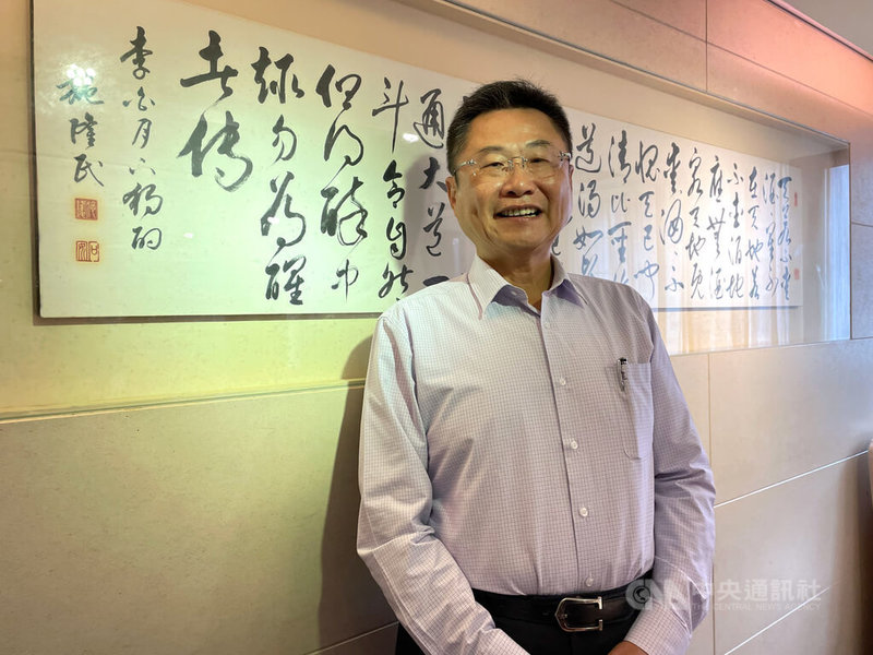 半導體探針卡和測試設備商旺矽自結8月營收新台幣12.05億元,月增11%、年增33%,創歷史單月次高。圖為旺矽董事長葛長林。 中央社記者鍾榮峰攝 114年9月8日