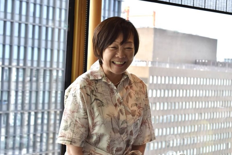 前日本首相安倍晉三的遺孀安倍昭惠8日表示,日本和台灣應攜手,一起朝世界和平方向前進。中央社記者高華謙攝 114年9月8日