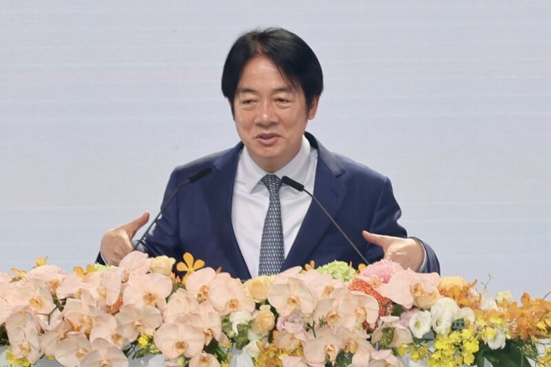 運動部9日掛牌成立,總統賴清德(圖)致詞表示,將打造運動生態鏈,讓每名選手在不同階段持續貢獻,實現夢想。中央社記者王飛華攝 114年9月9日