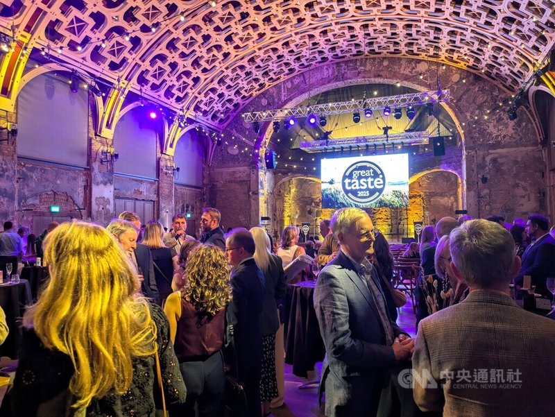 Great Taste Awards(暫譯「好味賞」)是英國規模最大、最具代表性的食品飲料國際獎項之一,有「美食奧斯卡」之稱,每年在倫敦舉辦的頒獎典禮也盛大仿若「奧斯卡」獎,匯聚數以百計專業人士,現場並可品嚐獲獎產品。中央社記者陳韻聿倫敦攝 114年9月10日
