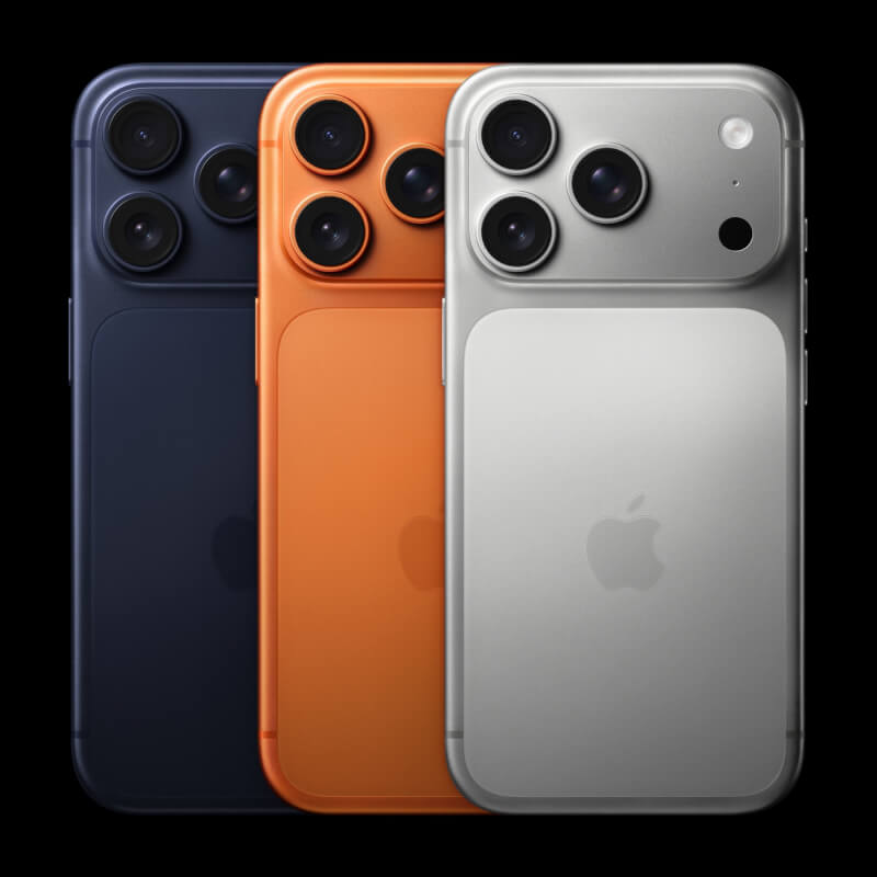 iPhone 17 Pro系列回歸鋁金屬機身。(圖取自蘋果網頁apple.com)