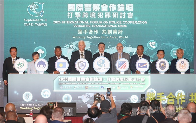 圖為行政院長卓榮泰出席2025國際警察合作論壇。（中央社檔案照片）