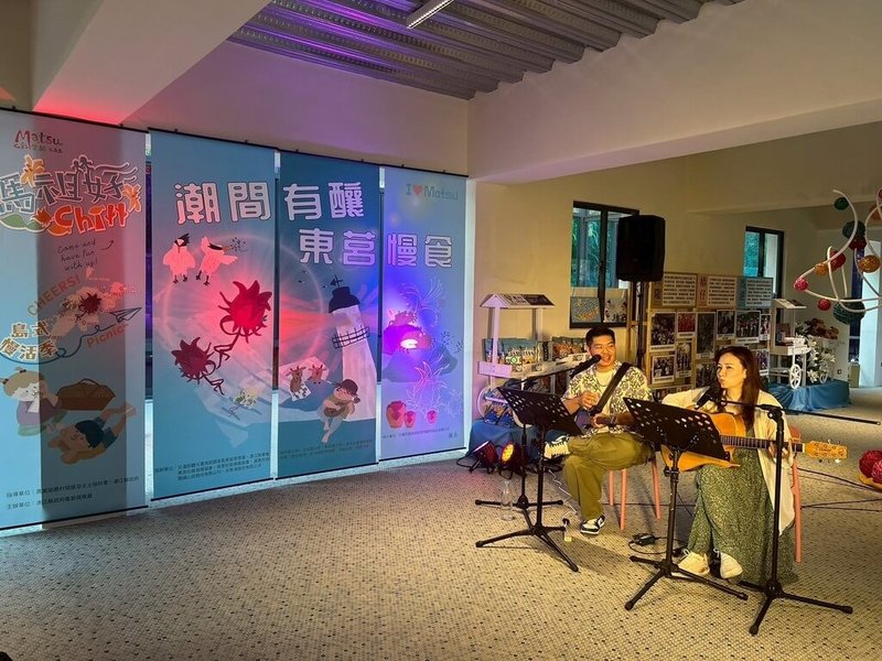 由閒置空間活化再利用的莒光地區在地農業展售中心12日開幕，連江縣政府產業發展處表示，未來將透過主題活動等，實際提升在地農業產品銷售量。（連江縣政府產業發展處提供）中央社記者潘欣彤傳真　114年9月12日