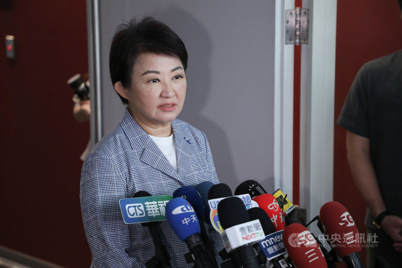行政院長卓榮泰將分2批邀地方政府討論財政收支劃分法議題,台中市長盧秀燕(圖)12日表示,將代表城市出席,據理力爭。中央社記者郝雪卿攝 114年9月12日