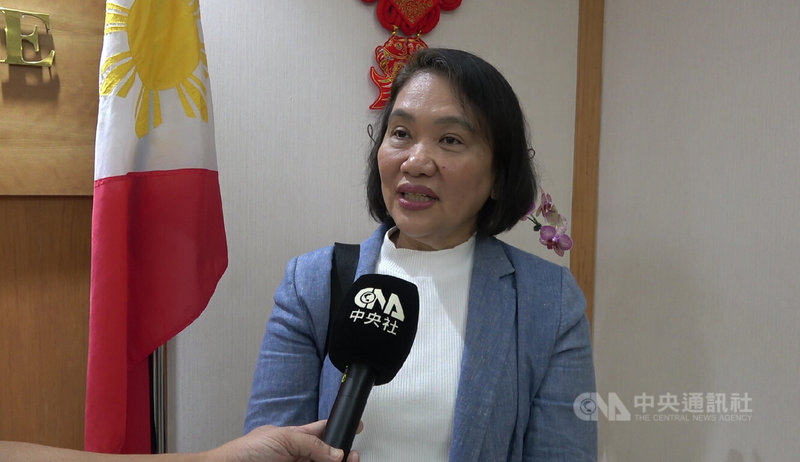 菲律賓駐台代表葛若菲近日接受中央社訪問時說，菲律賓與台灣是「天然夥伴」，相信關係會越來越好。中央社記者林行健馬尼拉攝  114年9月12日