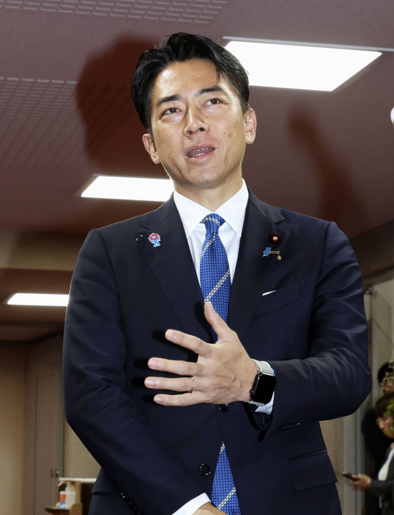 日媒12日引述消息人士披露，日本農林水產大臣小泉進次郎決定參選自民黨總裁選舉。（共同社）
