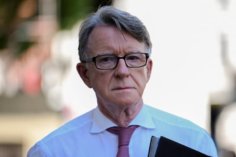英國首相施凱爾撤換駐美國大使曼德森（圖）。（路透社）