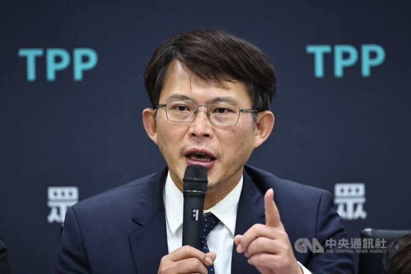 民眾黨主席黃國昌。(中央社檔案照片)