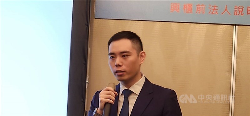 錸寶科技子公司來穎執行長葉丞恩。(中央社檔案照片)