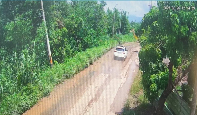 嘉義縣警察局水上分局8月26日獲報,某工地發生槍擊毀損汽車板金案,警方在現場發現彈殼,以車追人,12日逮捕蔡姓男子。(檢方提供)中央社記者姜宜菁傳真 114年9月13日