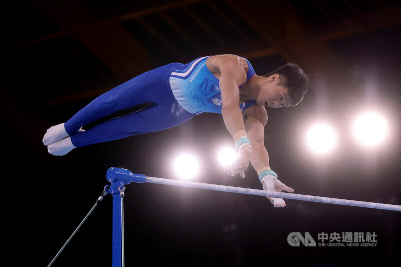 台灣體操好手唐嘉鴻。(中央社檔案照片)