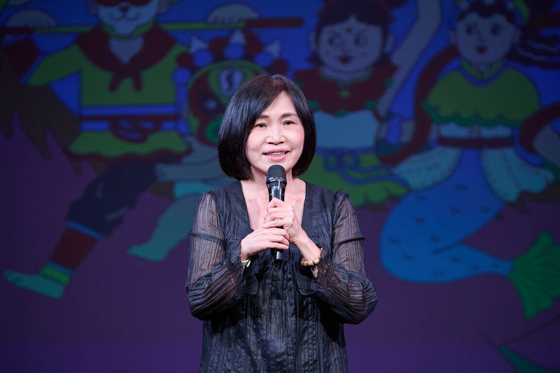 傳藝中心主任陳悅宜16日在「兒童戲曲劇團扶植計畫」記者會中致詞表示,以往傳統戲曲多以成人為觀眾,這個計畫的初衷便是為孩子量身打造專屬的傳統戲曲。(傳藝中心提供)中央社記者王寶兒傳真 114年9月16日