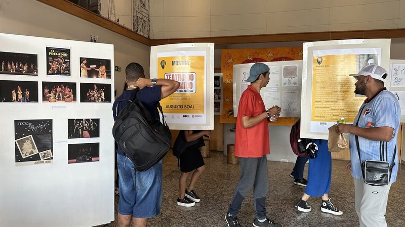 巴西「被壓迫者劇場」50週年紀念展中，約1/3展出影像來自台灣，呈現台灣在政治劇場與人權藝術領域的實踐與國際影響力。（謝如欣提供）中央社記者唐雅陵聖保羅傳真　114年9月16日
