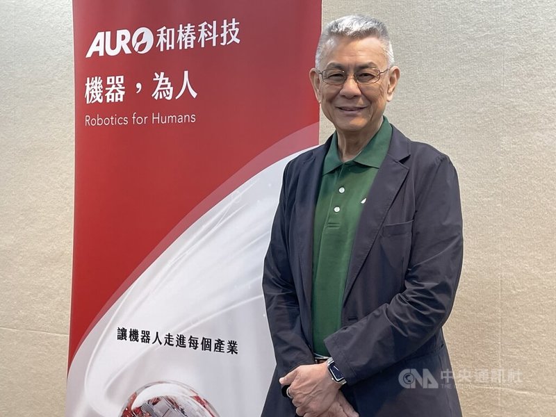 自動化系統供應商和椿17日表示，機器人模組業績可持續成長，繼續布局包括智慧製造、智慧物流以及智慧服務等三大方案。圖為和椿董事長程天縱。 中央社記者鍾榮峰攝　114年9月17日