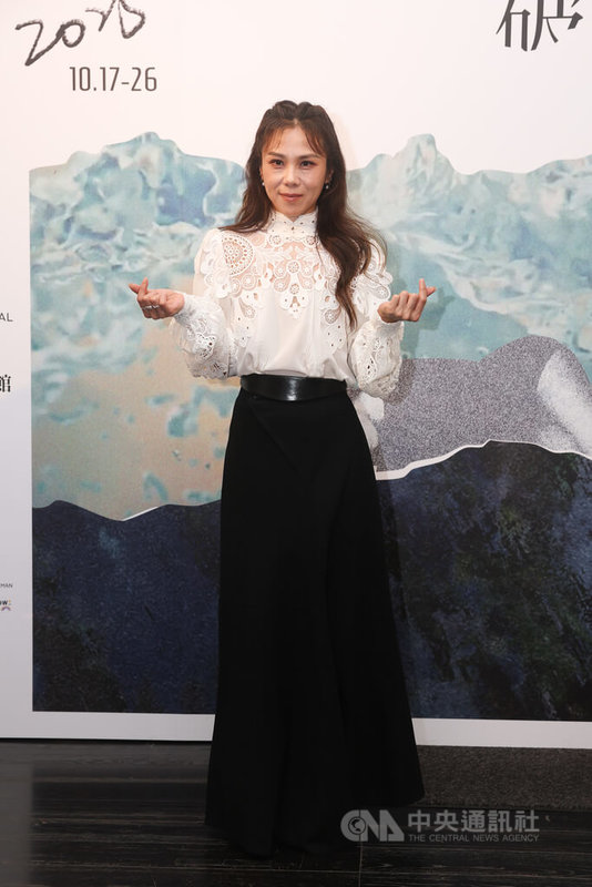 2025第32屆台灣國際女性影展售票開跑記者會17日下午在台北舉行,藝人蔡健雅(圖)受邀擔任影展大使。中央社記者吳家昇攝 114年9月17日