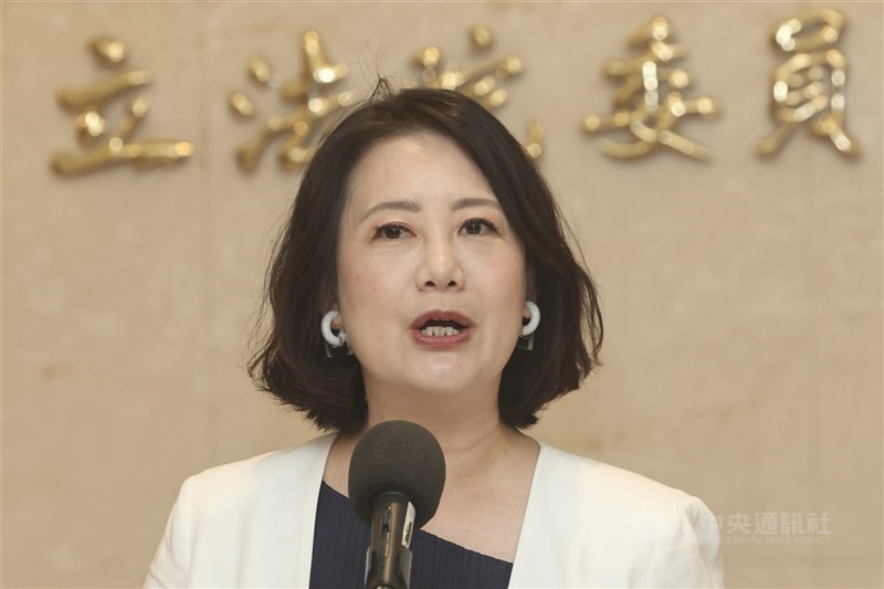 圖為民進黨立委吳思瑤。（中央社檔案照片）