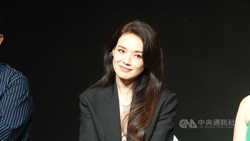 演員舒淇18日出席Netflix影集「回魂計」在釜山影展首映。中央社記者廖禹揚釜山攝 114年9月19日
