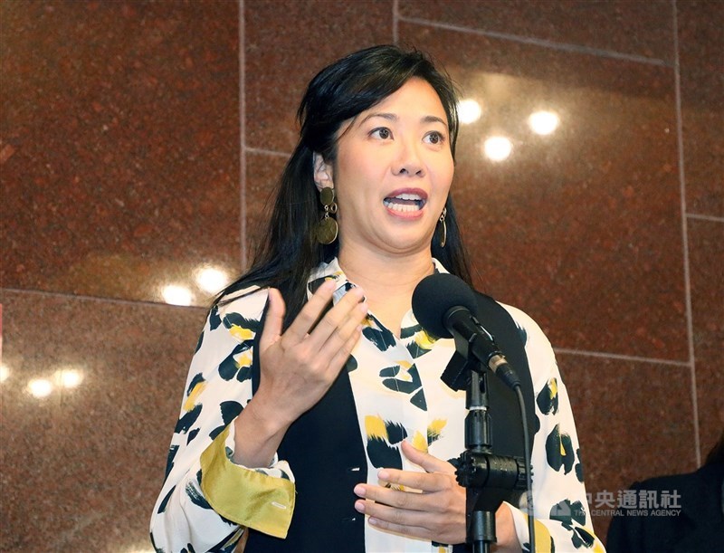 前台灣民眾黨籍立法委員吳欣盈(圖)提告請求返還幹細胞案,超基因公司感謝台灣台北地方法院釐清事實。(中央社檔案照片)