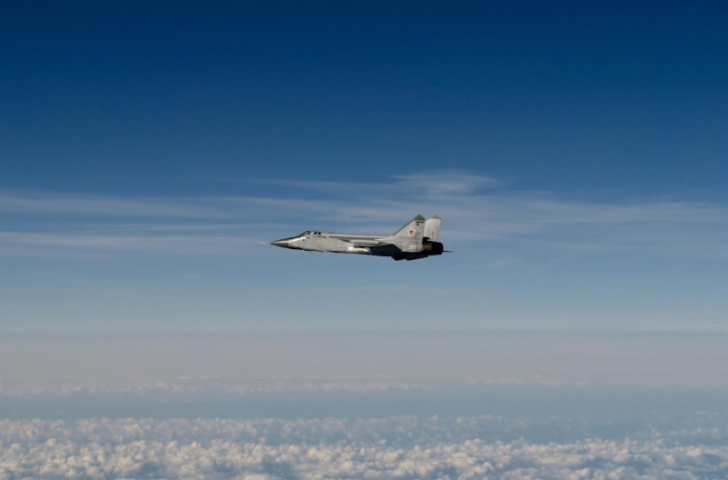 19日上午3架俄羅斯米格-31戰鬥機未經許可侵入愛沙尼亞領空,停留將近12分鐘。(圖取自網頁x.com/Forsvarsmakten)