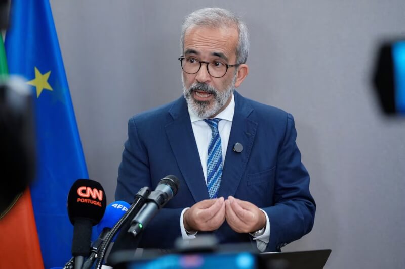 葡萄牙21日宣布承認巴勒斯坦國。圖為葡萄牙外交部長藍格爾。（路透社）