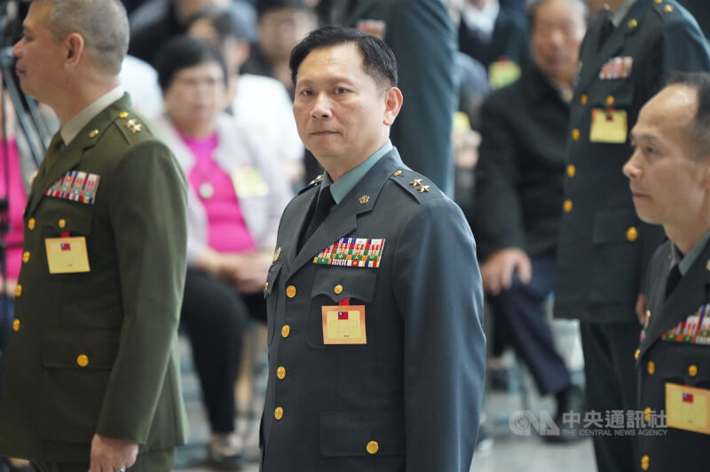 陸軍政戰主任史順文中將（中）將接任政治作戰局長。（中央社檔案照片）