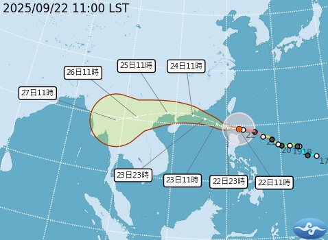 (圖取自中央氣象署網頁cwa.gov.tw)