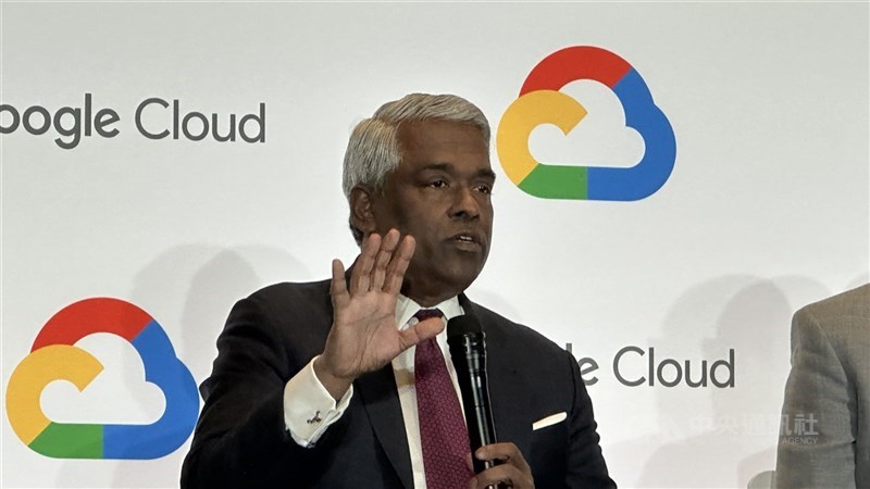 圖為Google Cloud執行長庫里安（Thomas Kurian）。（中央社檔案照片）