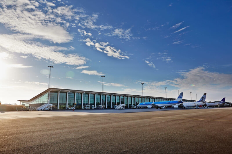 圖為丹麥阿爾堡機場。（圖取自facebook.com/aalborglufthavn）