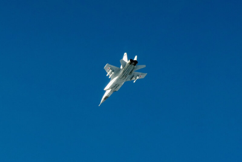 俄羅斯米格-31戰鬥機19日侵犯愛沙尼亞領空。（圖取自網頁x.com/Forsvarsmakten）