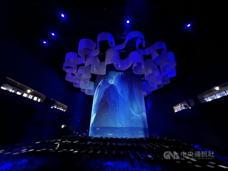 2025大阪世界博覽會的TECH WORLD館由台灣所成立的玉山數位科技株式會社策劃展出,館內包含生命、自然、未來等3大劇場,盼傳遞「共好」策展理念。中央社記者黃巧雯攝 114年9月27日
