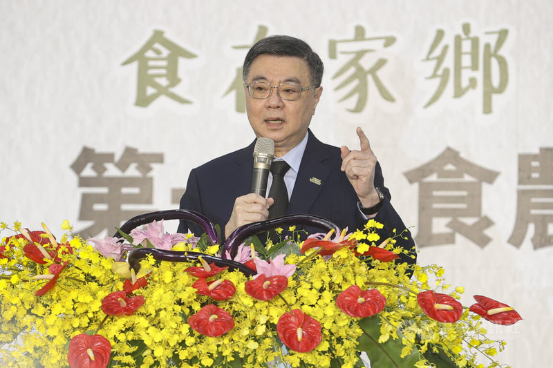 農業部第1屆食農教育大會27日上午在台大綜合體育館舉行，行政院長卓榮泰出席開幕式並致詞發表談話。中央社記者鄭清元攝　114年9月27日