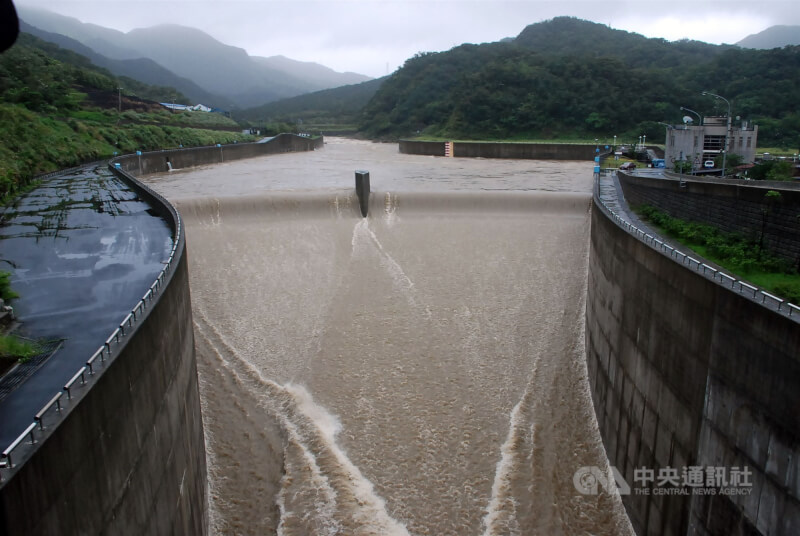 基隆河員山子分洪道。(中央社檔案照片)