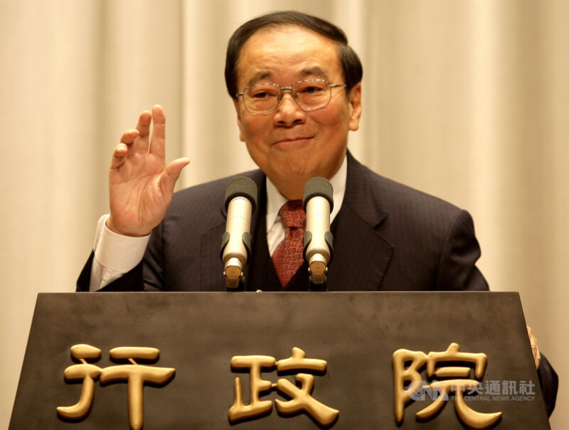 前行政院長張俊雄於27日過世。總統賴清德兼黨主席對此表達哀悼，並向家屬致意。（中央社檔案照片）