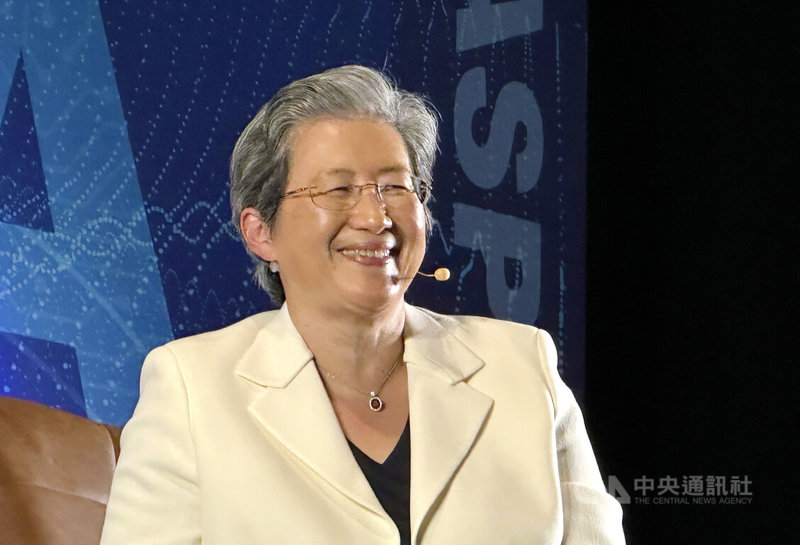 超微執行長蘇姿丰27日在矽谷與半導體界人士對談，透露自己在繁重工作之餘鍾情拳擊。中央社記者張欣瑜舊金山攝　114年9月28日