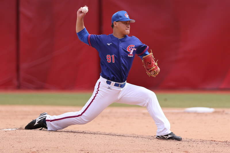 亞洲棒球錦標賽28日冠軍戰將上演「台日大戰」，台灣隊推出美職辛辛那提紅人隊體系投手林盛恩先發。（中華民國棒球協會提供）