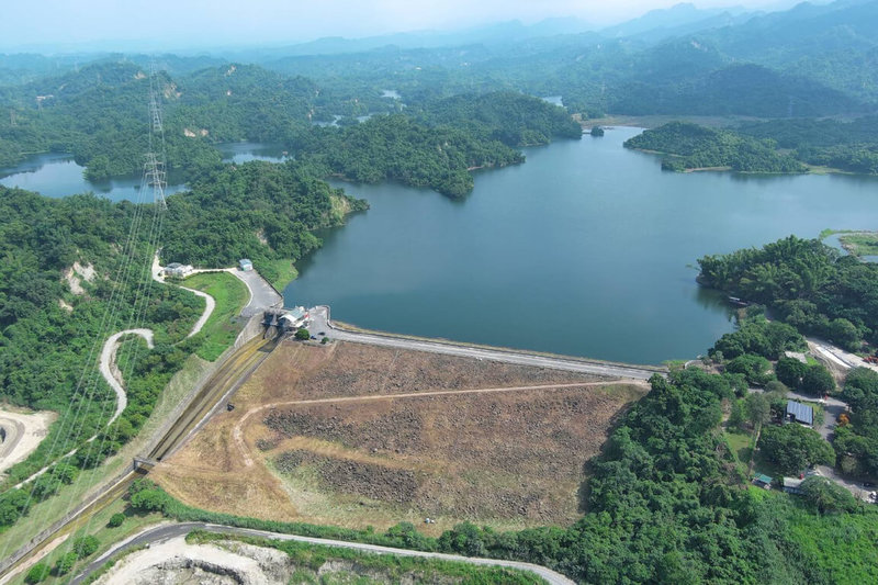 白河水庫（圖）完成防淤排砂工程後庫容增加，台南市政府與中央合作建立疏濬土方去化平台，提升下游白水溪排水效能。（台南市政府提供）中央社記者楊思瑞台南傳真  114年9月29日