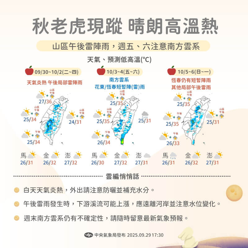(圖取自facebook.com/cwa.weather)
